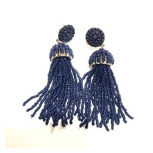 Baby Bead Fringe Earrings